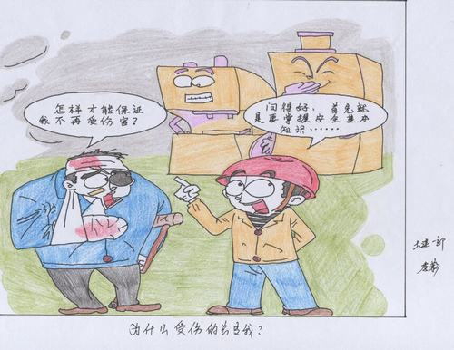 安全漫畫(huà)話安全