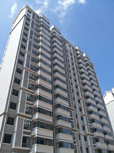 銅煤一號住宅小區(qū)牡丹園1#、2#、3#樓順利交工