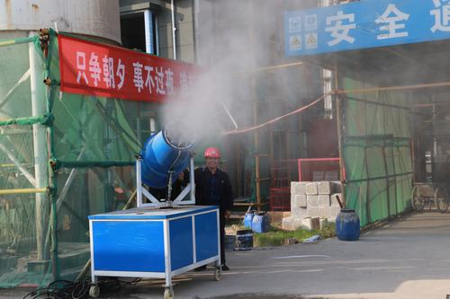 渭南分公司防污治霾有新招 綠色施工贏點(diǎn)贊