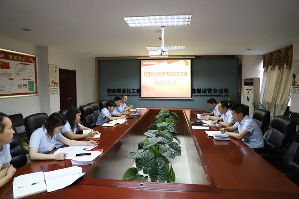 陜煤建設(shè)洗選煤運(yùn)營(yíng)公司召開《經(jīng)營(yíng)能力是建筑國(guó)企的關(guān)鍵》專題研討會(huì)