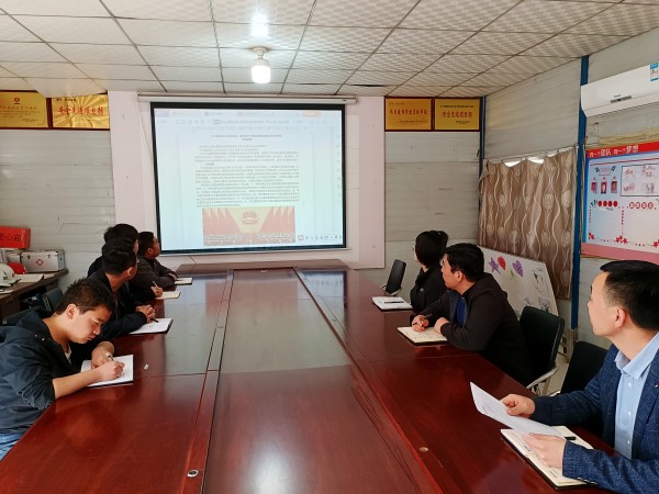 陜煤建設澄合分公司第十二項目部上緊發(fā)條全面發(fā)力不斷提升黨建引領作用