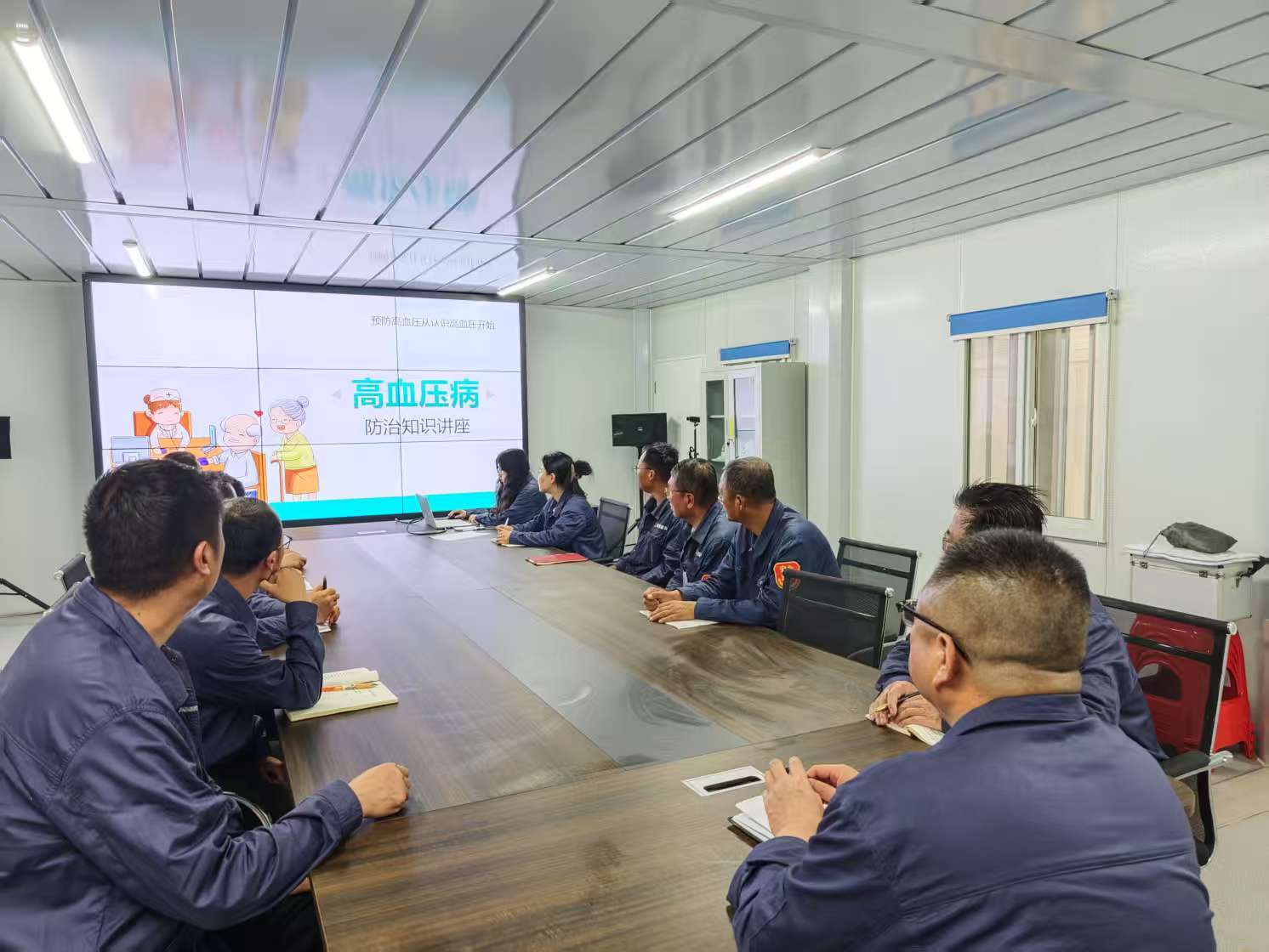 陜煤建設(shè)韓城分公司土建四項(xiàng)目部同筑健康防線，共守職工美好明天