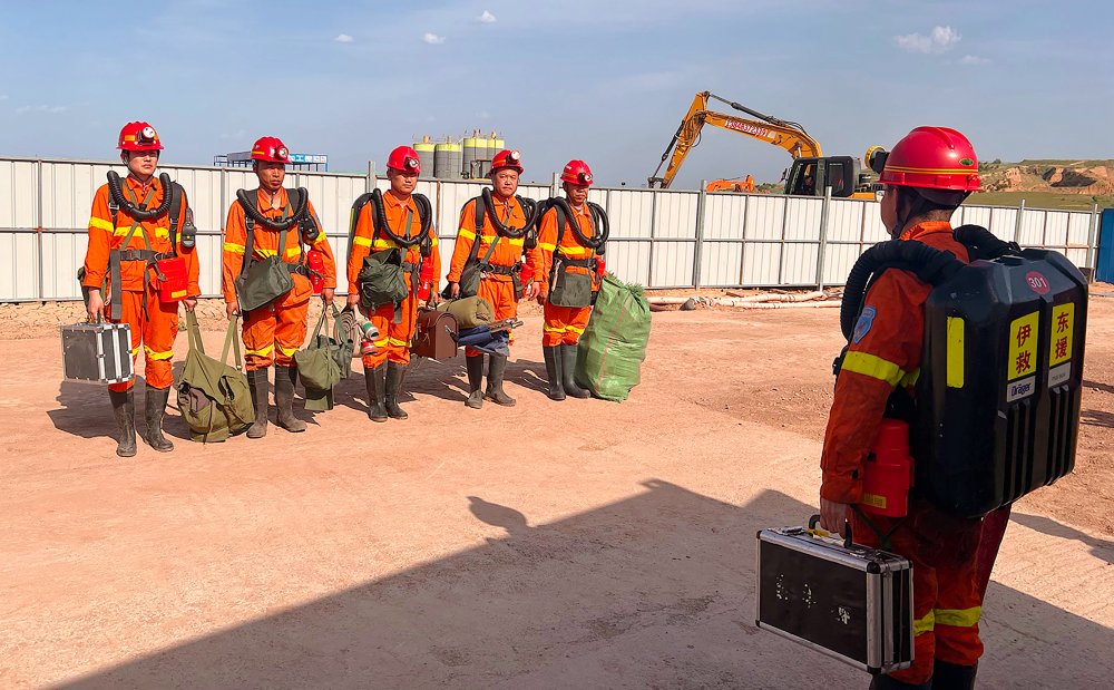 陜煤建設(shè)天工公司礦建六部：聯(lián)合演練筑防線，實戰(zhàn)檢驗提能力