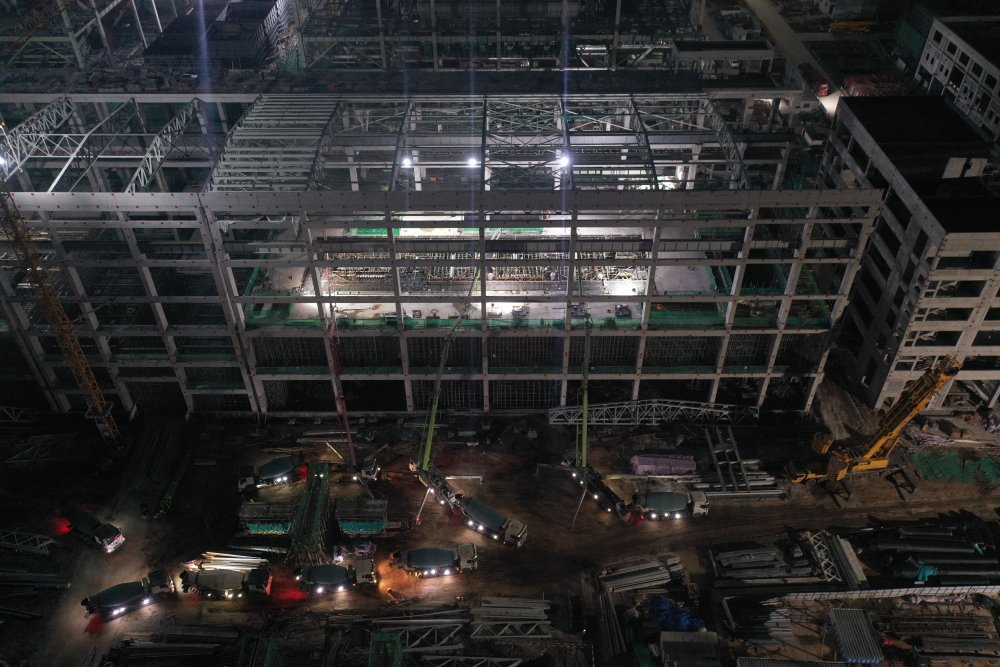 1800m3、21小時(shí) 見(jiàn)證陜煤建設(shè)黃陵電廠(chǎng)主廠(chǎng)房項(xiàng)目汽輪機(jī)建設(shè)新突破