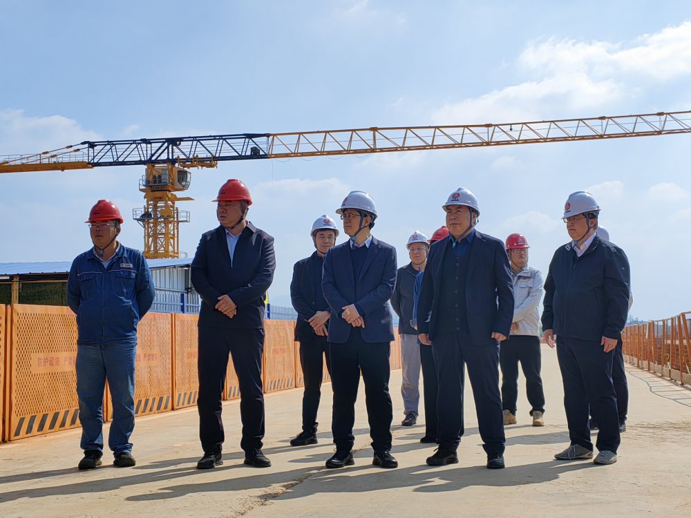 省紀委監(jiān)委駐陜煤集團紀檢監(jiān)察組組長、集團黨委委員、紀委書記閆恒光一行深入陜煤汨羅電廠項目調(diào)研指導工作